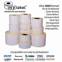 Etichette Adesive in Rotoli 50x30 mm