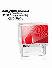 Timbro Autoinchiostrante Colop Printer 30