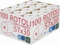 Rotoli Carta Termica 57x30 mm