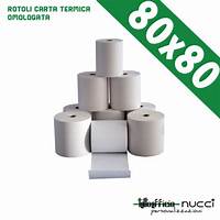 Rotoli Carta Termica 80x80 mm